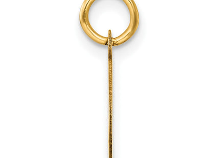 14k Polished Oval CLASS OF 2026 Charm (Style YC1544-26)