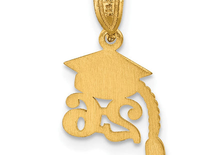 14K Graduation Cap 26 w/ Dangling Tassle Charm (Style YC1547-26)