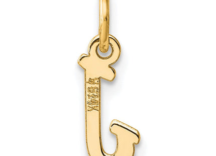 14K Small Script Letter J Initial Charm (Style YC1553J)