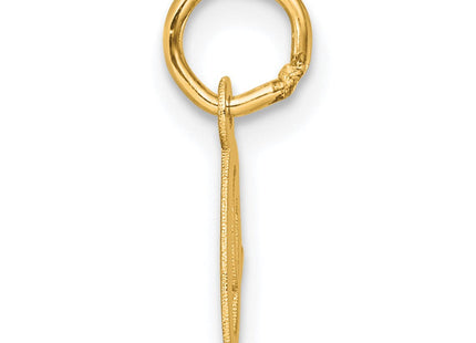 14K Small Script Letter O Initial Charm (Style YC1553O)