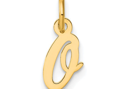 14K Small Script Letter O Initial Charm (Style YC1553O)