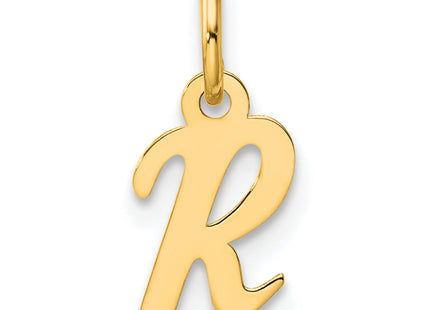14K Small Script Letter Initial Charm