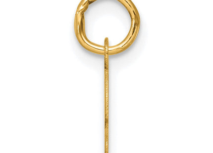 14K Small Script Letter S Initial Charm (Style YC1553S)