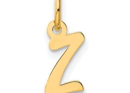 14K Small Script Letter Initial Charm