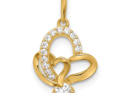 14k Yellow Gold Pendants Style YC1561 - Classique Jewelry Inc.