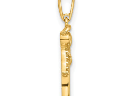 14k Yellow Gold Pendants Style YC1567 - Classique Jewelry Inc.