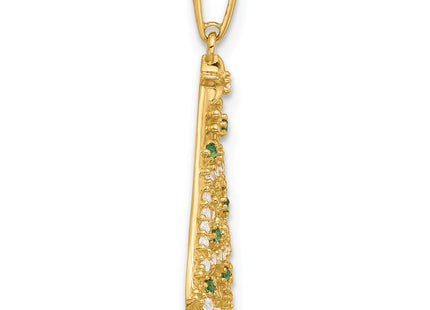 14k Yellow Gold Pendants Style YC1569 - Classique Jewelry Inc.