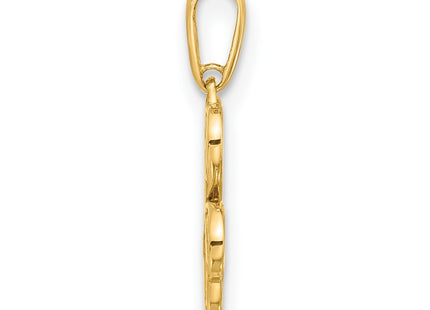 14k Yellow Gold Pendants Style YC1572 - Classique Jewelry Inc.