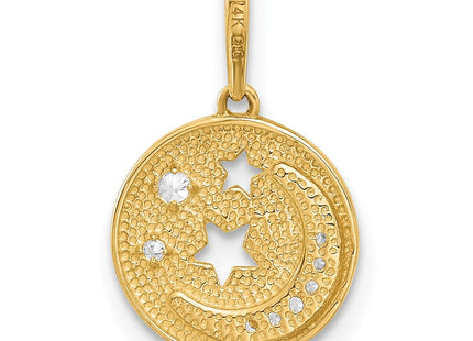14k Yellow Gold Pendants Style YC1573 - Classique Jewelry Inc.