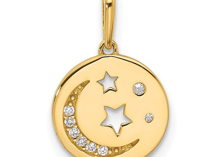14k Yellow Gold Pendants Style YC1573 - Classique Jewelry Inc.