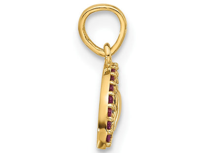 14k Yellow Gold Pendants Style YC1576 - Classique Jewelry Inc.