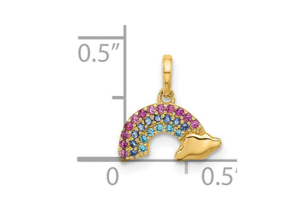 14k Yellow Gold Pendants Style YC1576 - Classique Jewelry Inc.