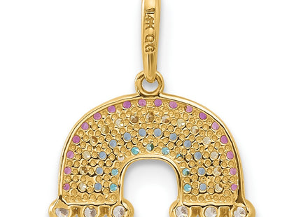 14k Yellow Gold Pendants Style YC1577 - Classique Jewelry Inc.