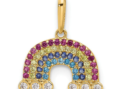 14k Yellow Gold Pendants Style YC1577 - Classique Jewelry Inc.