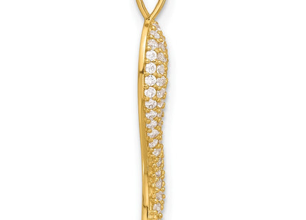 14k Yellow Gold Pendants Style YC1583 - Classique Jewelry Inc.