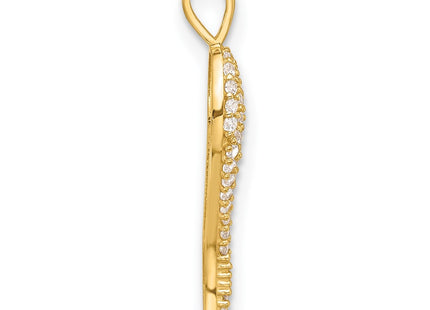 14k Yellow Gold Pendants Style YC1584 - Classique Jewelry Inc.