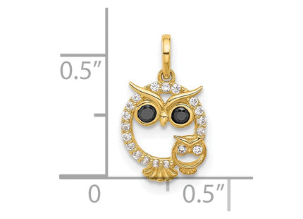 14k Yellow Gold Pendants Style YC1585 - Classique Jewelry Inc.