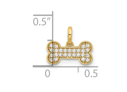 14k Yellow Gold Pendants Style YC1586 - Classique Jewelry Inc.