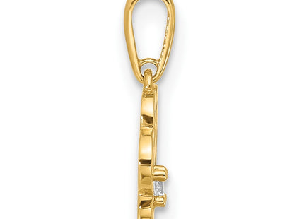 14k Yellow Gold Pendants Style YC1587 - Classique Jewelry Inc.