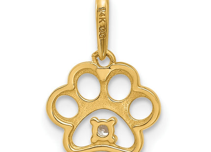 14k Yellow Gold Pendants Style YC1587 - Classique Jewelry Inc.