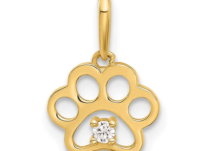 14k Yellow Gold Pendants Style YC1587 - Classique Jewelry Inc.