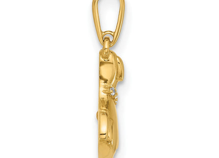 14k Two-tone Pendants Style YC1589 - Classique Jewelry Inc.