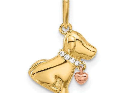 14k Two-tone Pendants Style YC1589 - Classique Jewelry Inc.