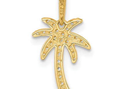 14k Yellow Gold Pendants Style YC1593 - Classique Jewelry Inc.