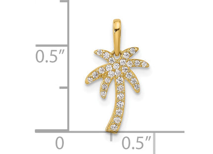 14k Yellow Gold Pendants Style YC1593 - Classique Jewelry Inc.