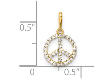 14k Yellow Gold Pendants Style YC1596 - Classique Jewelry Inc.