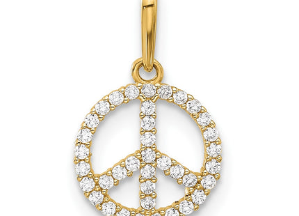 14k Yellow Gold Pendants Style YC1596 - Classique Jewelry Inc.