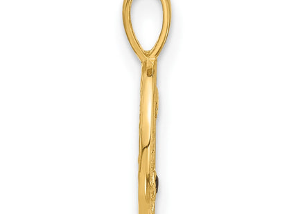 14k Yellow & Rhodium Pendants Style YC1597 - Classique Jewelry Inc.