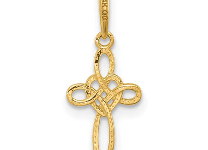 14k Yellow Gold Pendants Style YC1598 - Classique Jewelry Inc.