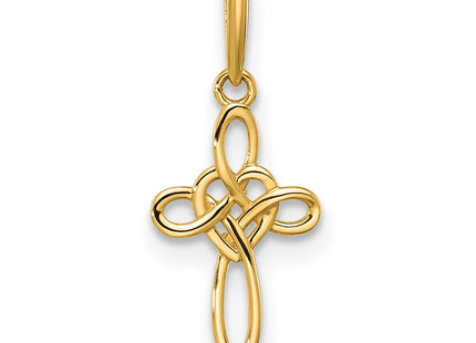 14k Yellow Gold Pendants Style YC1598 - Classique Jewelry Inc.