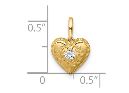 14k Yellow Gold Pendants Style YC1600 - Classique Jewelry Inc.