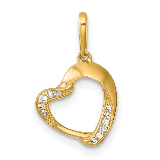 14k Yellow Gold Pendants Style YC1602 - Classique Jewelry Inc.