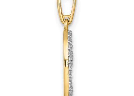 14k Yellow Gold Pendants Style YC1604 - Classique Jewelry Inc.
