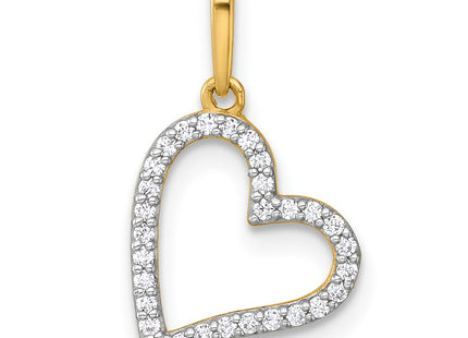 14k Yellow Gold Pendants Style YC1604 - Classique Jewelry Inc.