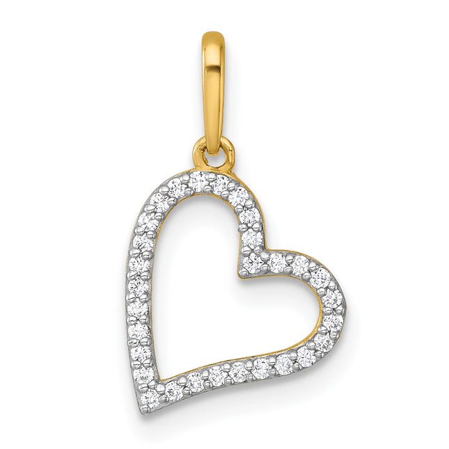 14k Yellow Gold Pendants Style YC1604 - Classique Jewelry Inc.