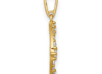 14k Yellow Gold Pendants Style YC1608 - Classique Jewelry Inc.