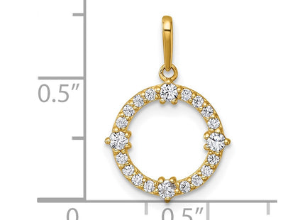 14k Yellow Gold Pendants Style YC1608 - Classique Jewelry Inc.