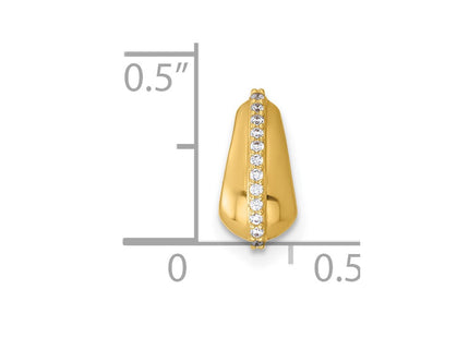 14k Yellow Gold Pendants Style YC1609 - Classique Jewelry Inc.