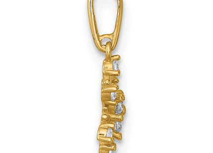 14k Yellow Gold Pendants Style YC1610 - Classique Jewelry Inc.