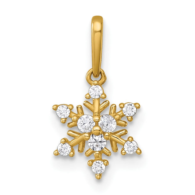 14k Yellow Gold Pendants Style YC1610 - Classique Jewelry Inc.