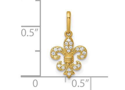 14k Yellow Gold Pendants Style YC1614 - Classique Jewelry Inc.