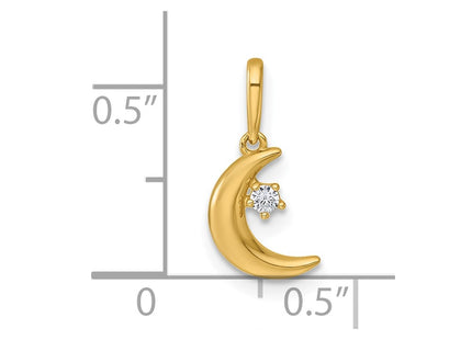 14k Yellow Gold Pendants Style YC1615 - Classique Jewelry Inc.