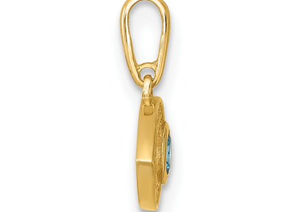 14k Yellow Gold Pendants Style YC1617 - Classique Jewelry Inc.
