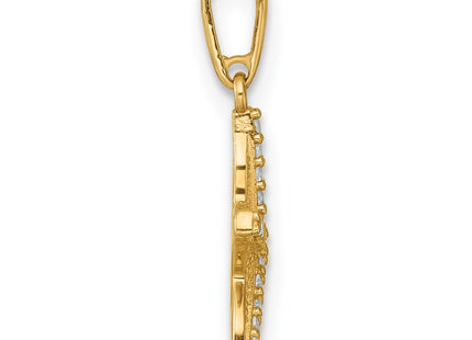 14k Yellow Gold Pendants Style YC1620 - Classique Jewelry Inc.