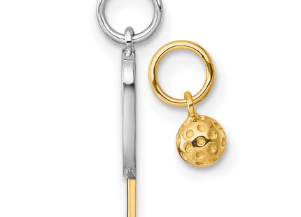 14k Yellow & Rhodium Pendants Style YC1622 - Classique Jewelry Inc.