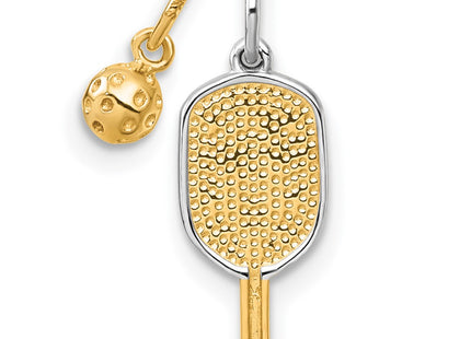 14k Yellow & Rhodium Pendants Style YC1622 - Classique Jewelry Inc.